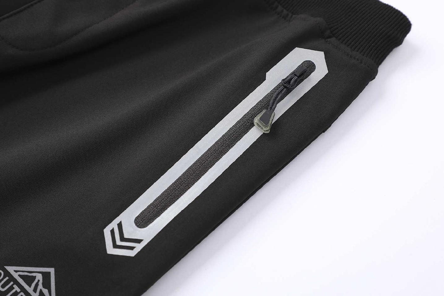 Dětské softshellové kalhoty nezateplené Kugo HK5656 tmavě šedé